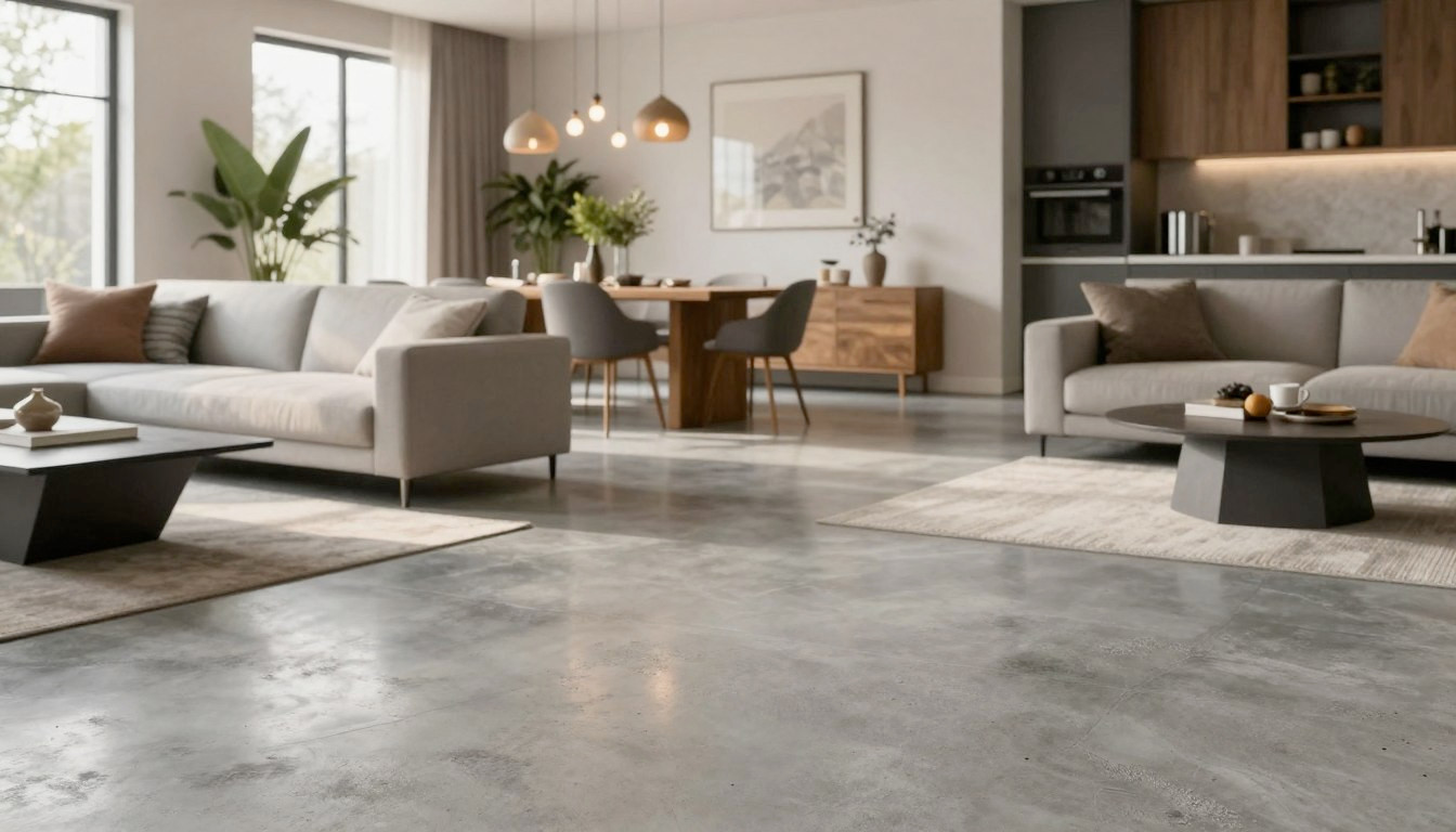 Concrete Flooring Ideas for Modern and Stylish Home Interiors